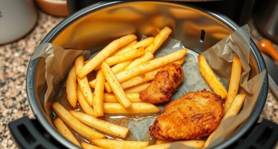 overcrowding air fryer baskets