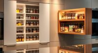 pantry shelf opening options