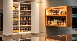 pantry shelf opening options