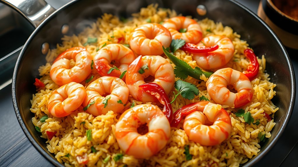 quick flavorful shrimp skillet