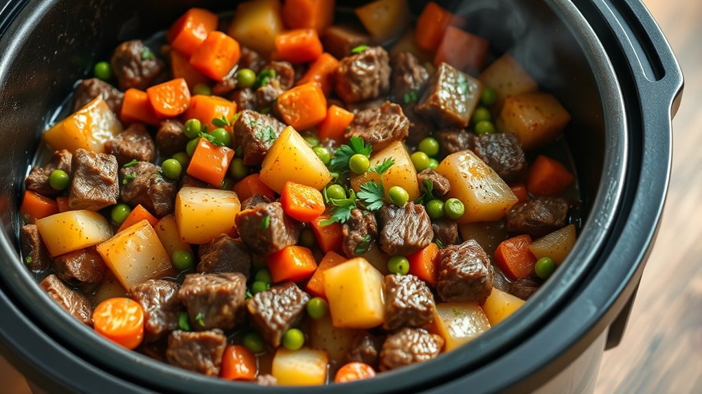 quick multicooker beef hash