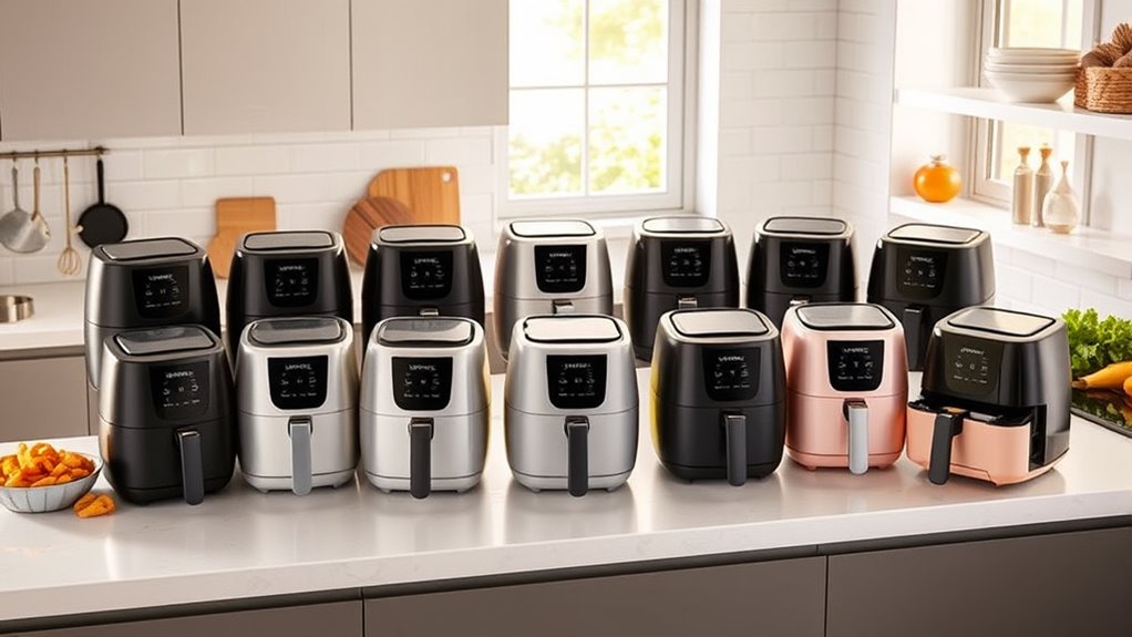 quiet small air fryer options