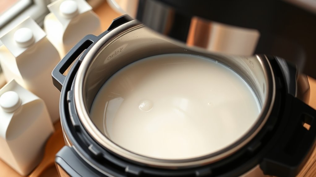 select heat cool milk