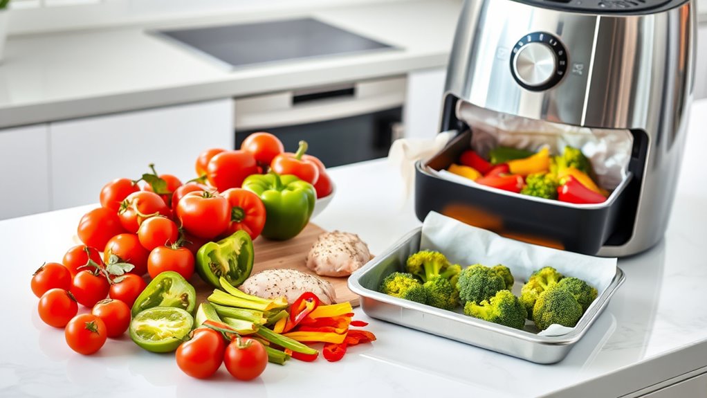 select ingredients for crispness