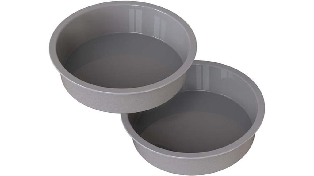silicone 7 inch round pans