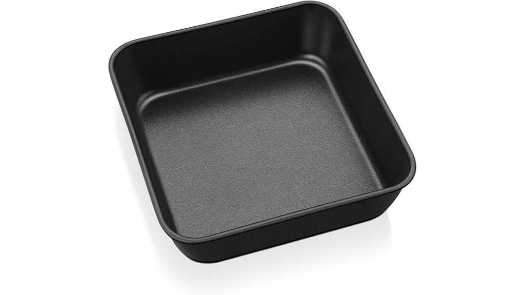 six inch square cake pan