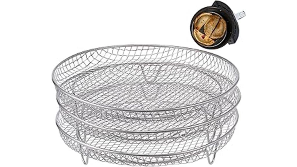 stackable racks for air fryer