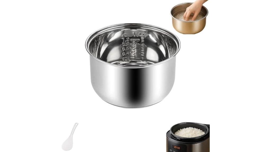 stainless steel rice cooker