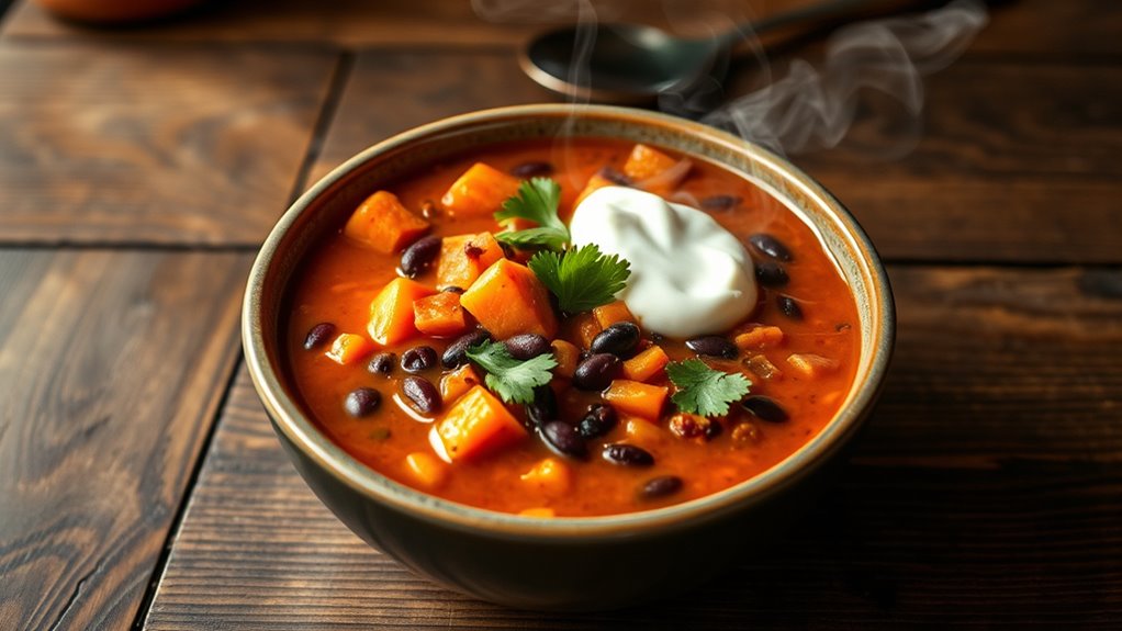 sweet potato black bean chili