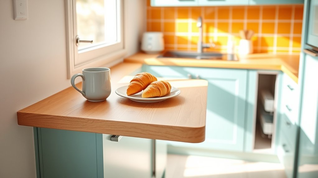tiny kitchen breakfast bar