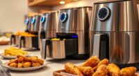 top air fryers with preheat
