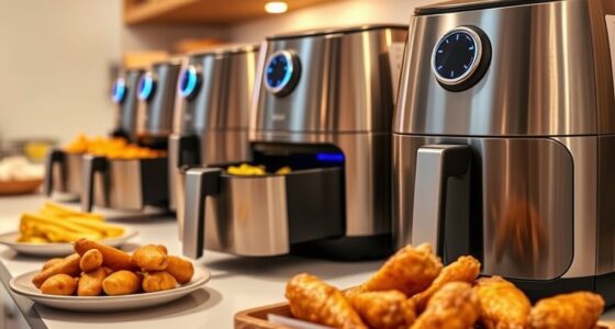 top air fryers with preheat