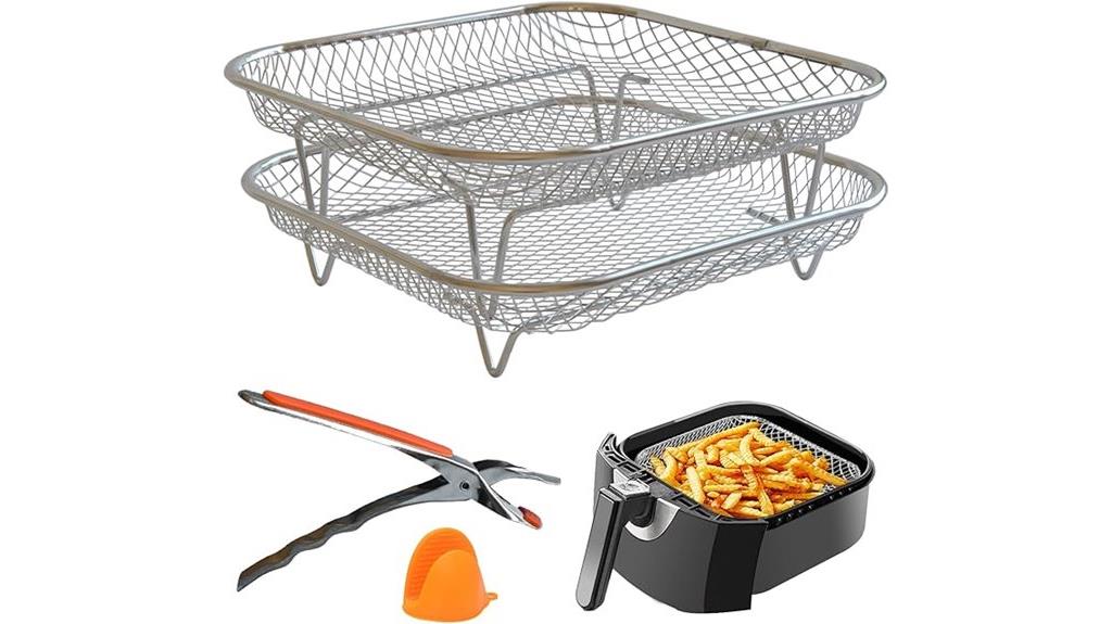 two tier cooking rack