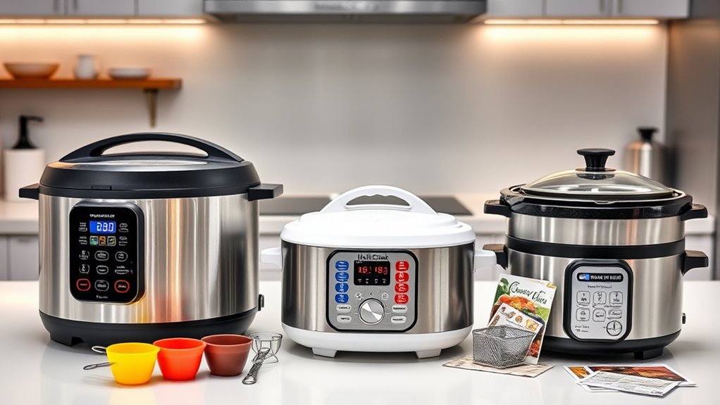 various multicooker functionalities explained