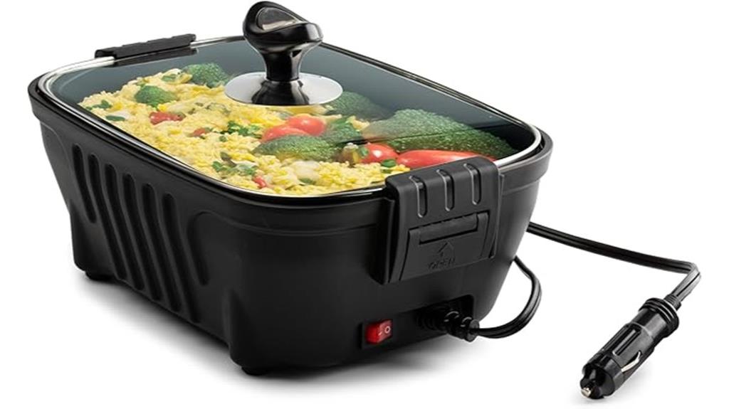 12v glass lid roaster