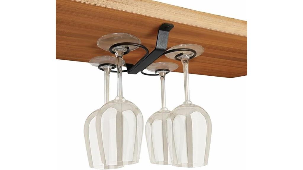 9 inch under cabinet rack