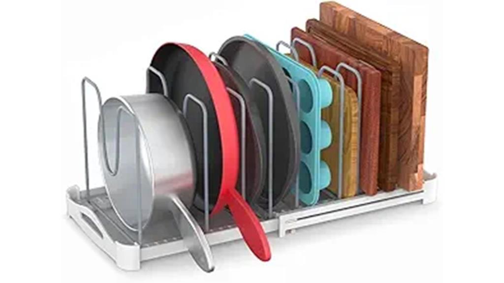 adjustable bakeware lid rack