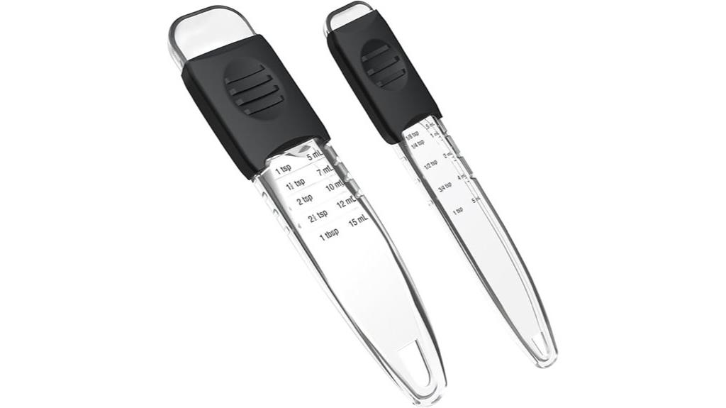adjustable measuring spoon set