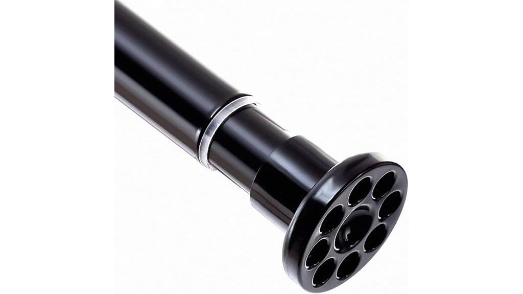 adjustable no drill shower curtain