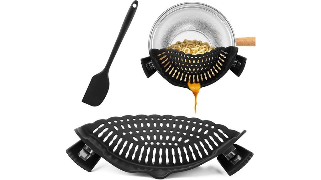 adjustable pot strainer