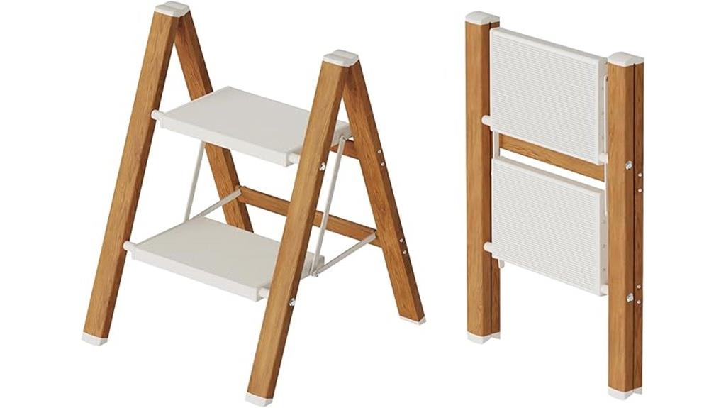 aluminum foldable ladder with anti slip
