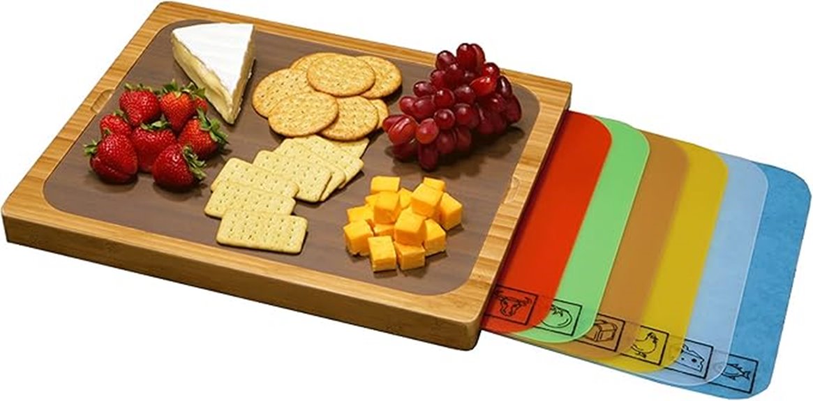 bamboo cutting board set