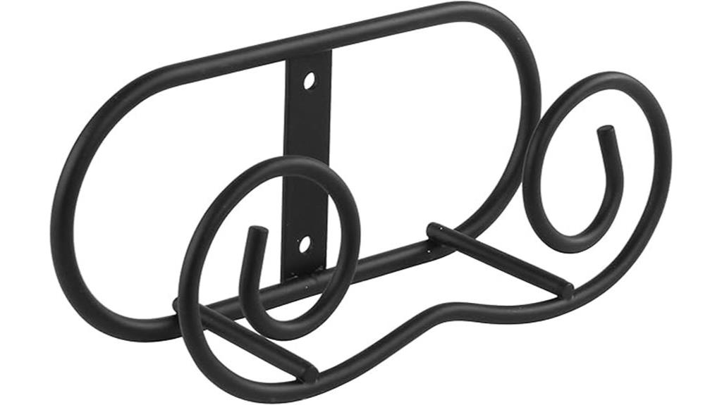 black horizontal plate rack