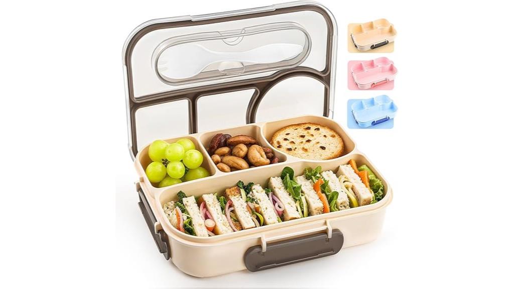 child and adult lunch containers