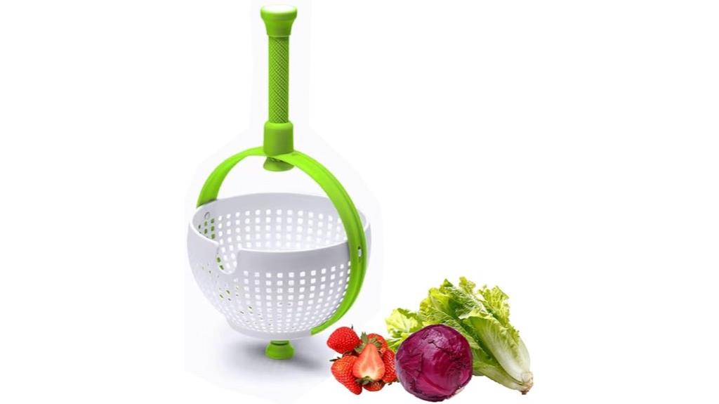 compact 3qt salad spinner