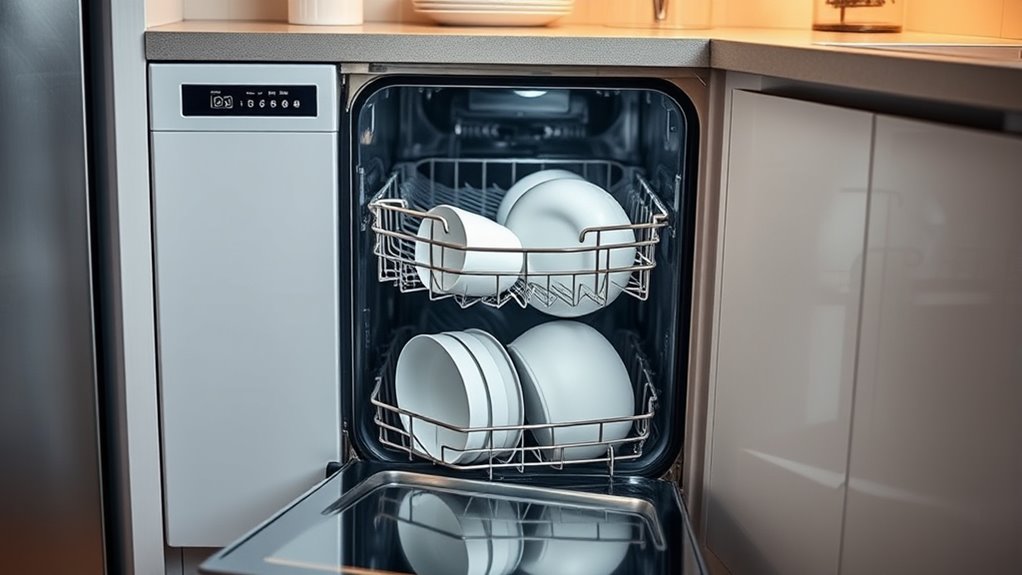 compact dishwashers with adjustable racks