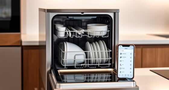 compact dishwashers with app