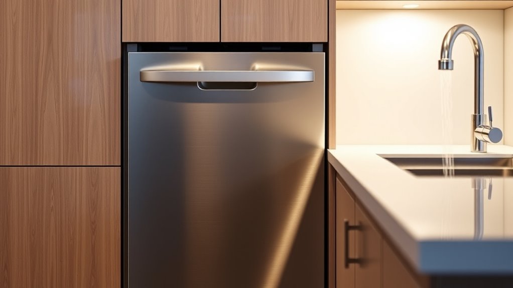 compact fully integrated dishwashers