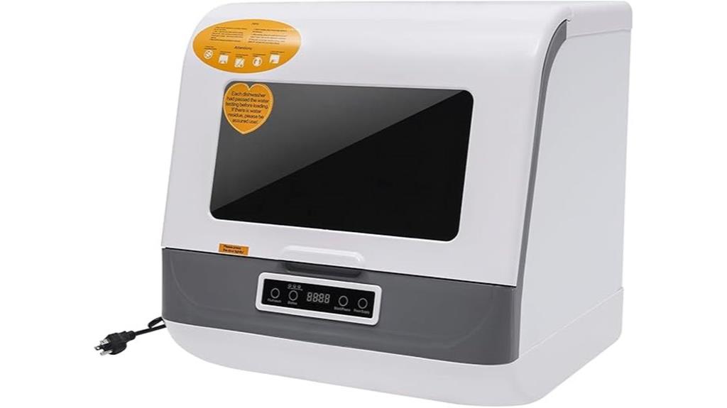 compact high power dishwasher
