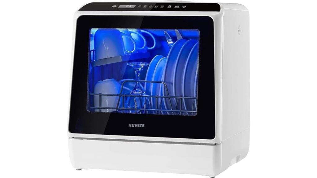 compact portable countertop dishwasher