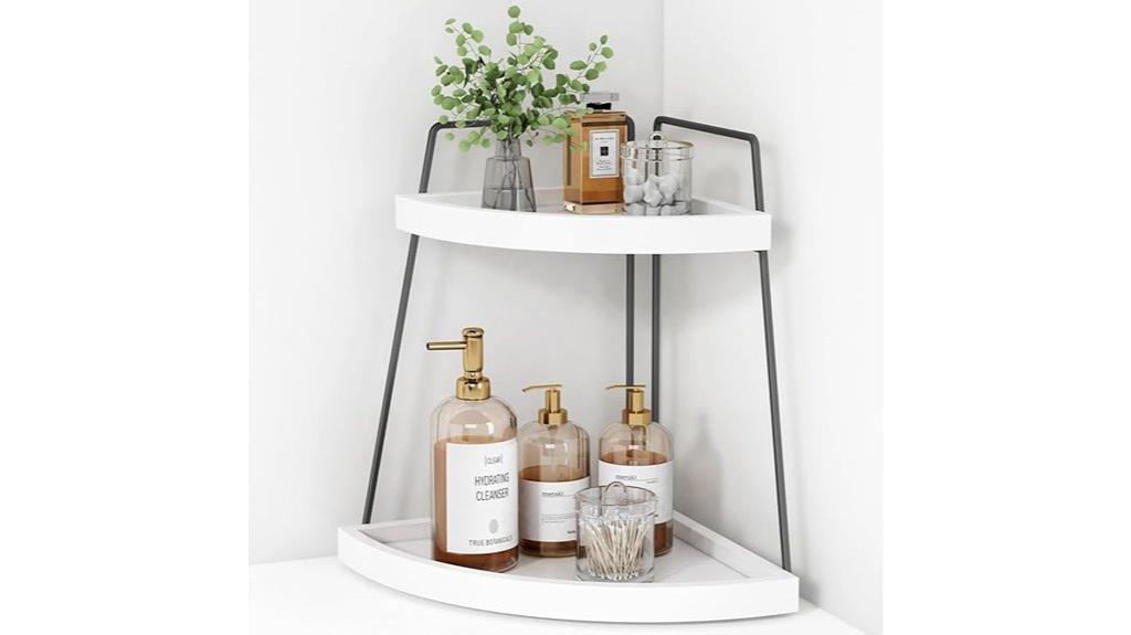 corner bathroom shelf