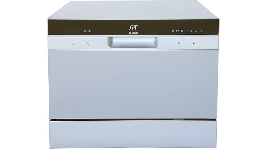 countertop dishwasher with delay