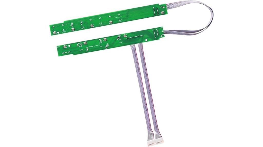 dishwasher control button assembly