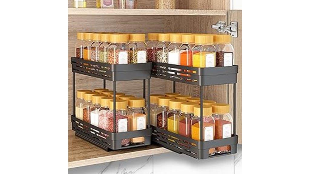 double pack spice rack