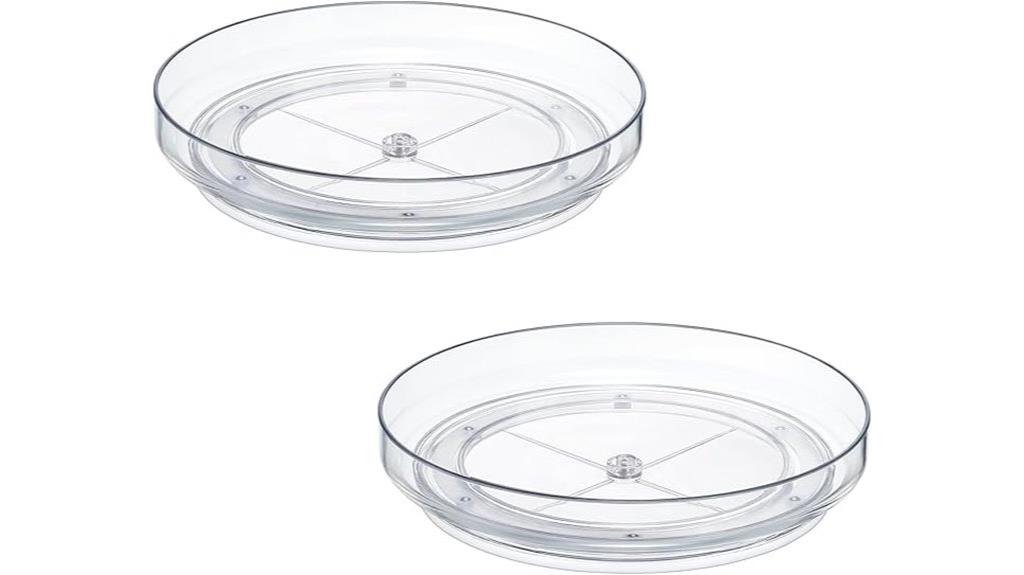 dual 9 inch acrylic turntables
