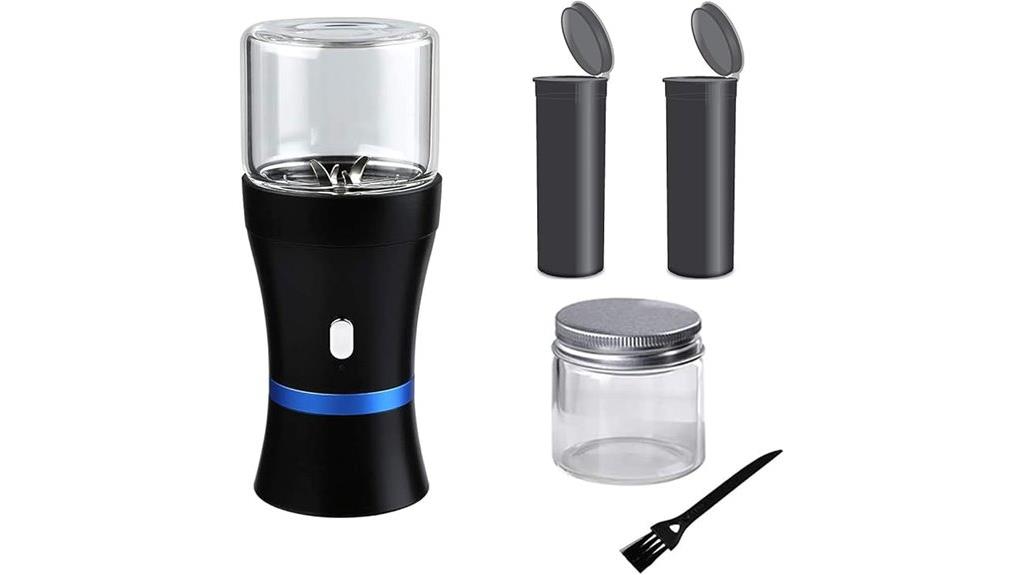 dual glass chamber grinder