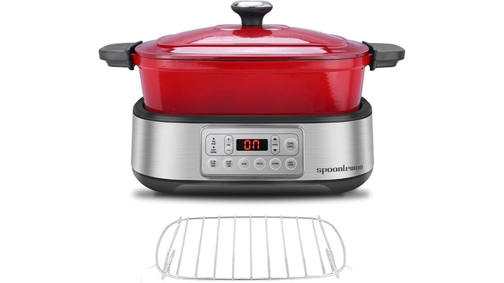 electric 5 8qt cast iron