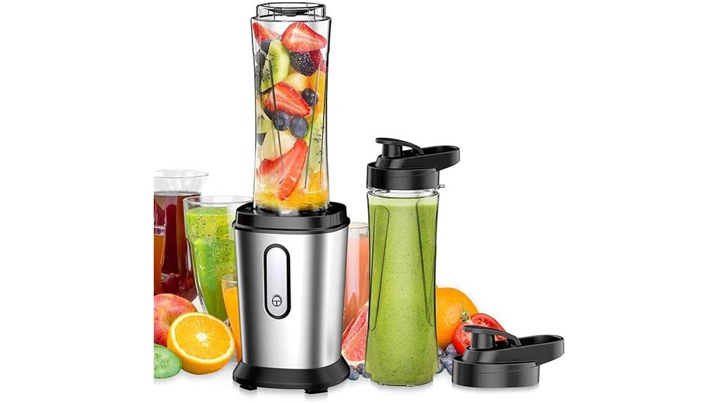 electric blender with bottles