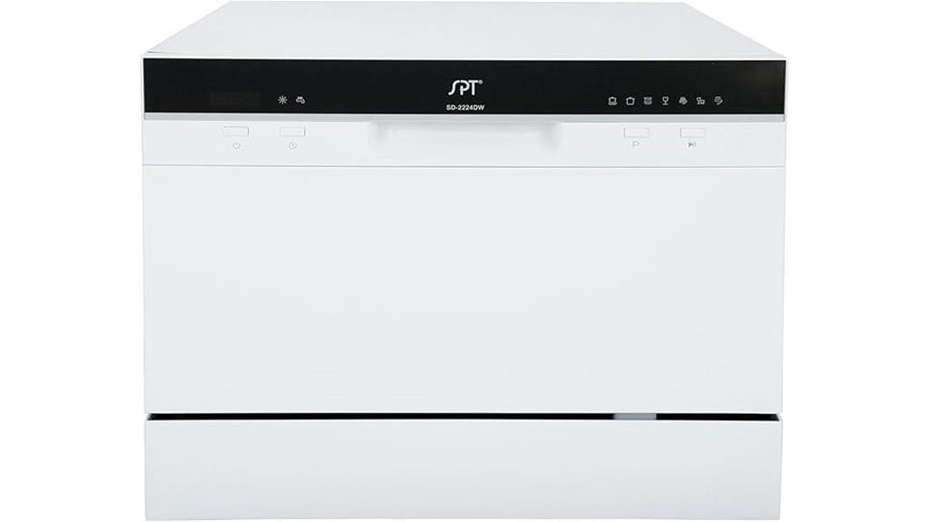 energy efficient countertop dishwasher