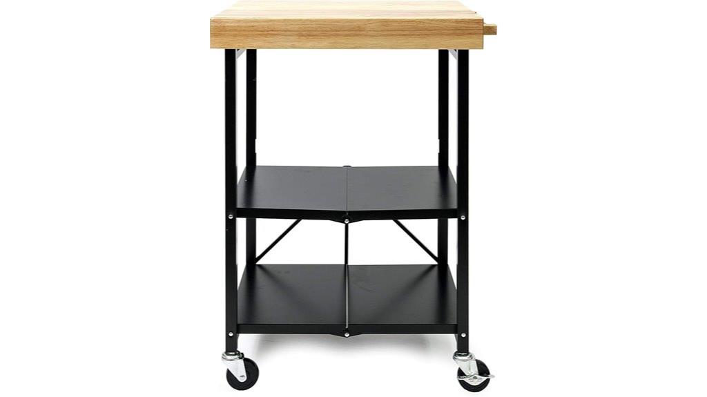 foldable kitchen cart
