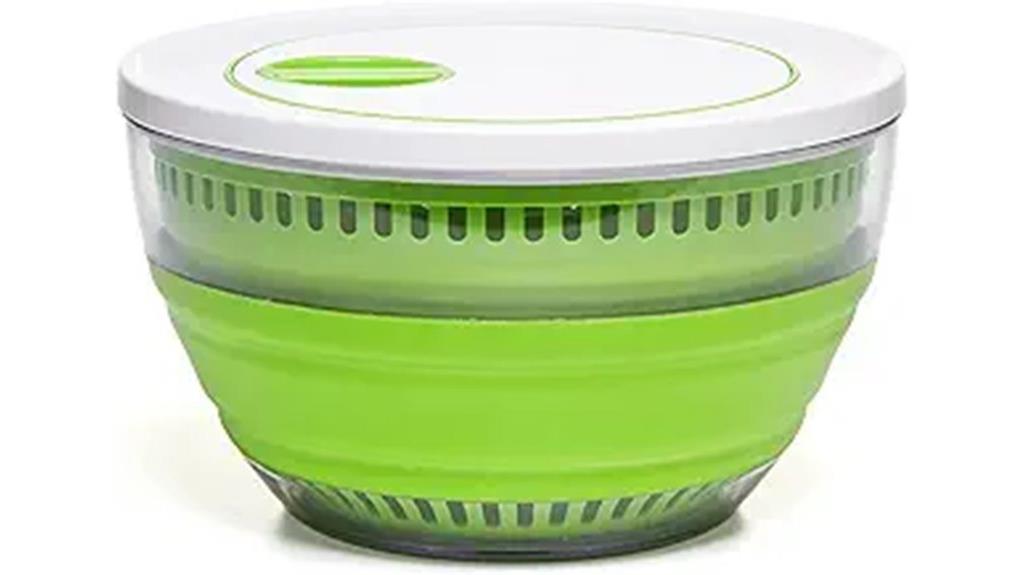 four quart collapsible salad spinner