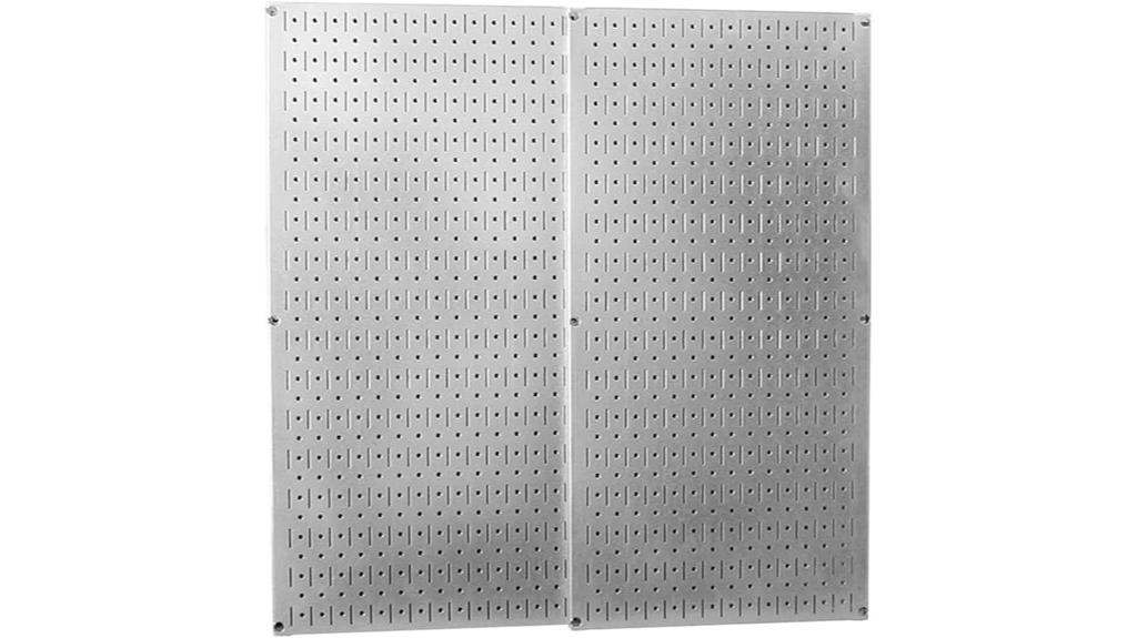 galvanized steel pegboard pack