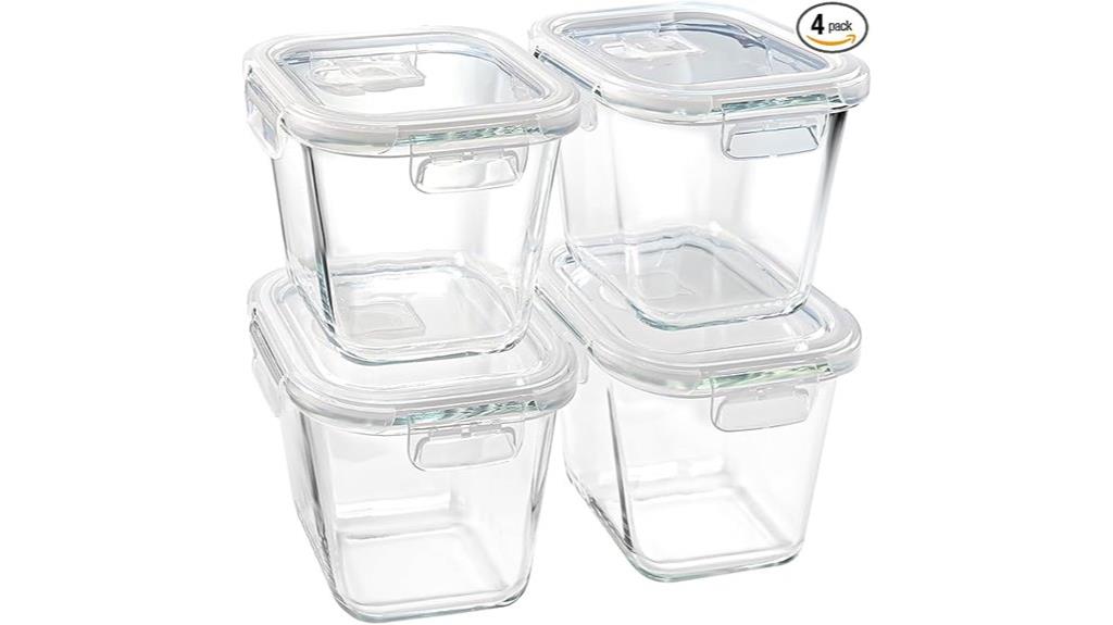 glass 32 oz storage jars