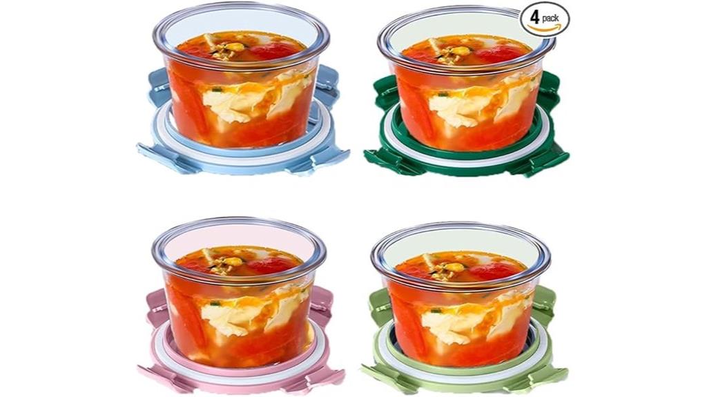 glass containers with lids