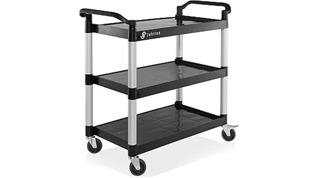 heavy duty 3 tier utility cart