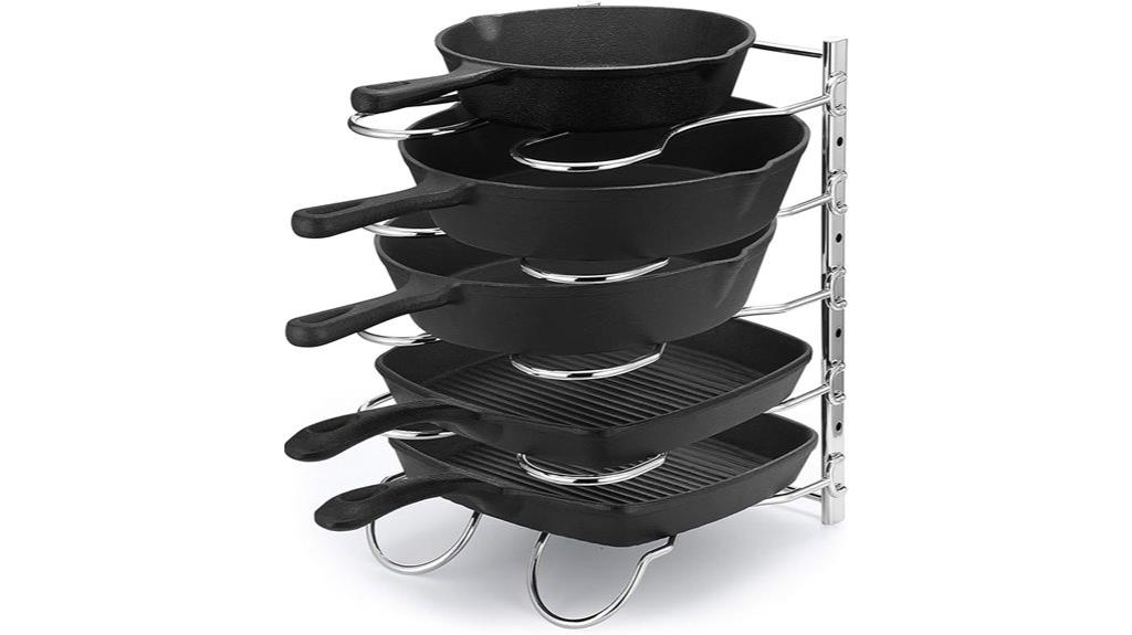 heavy duty adjustable pan rack
